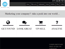 Tablet Screenshot of jckmarketing.co.uk